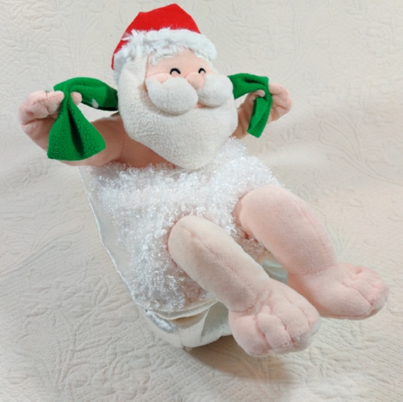 Vintage SOUND N LIGHT ANIMATRONIC SPLISH SPLASH SANTA in TUB ANIMATED SINGING - Picture 1 of 13